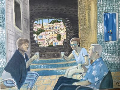 Grecian cocktails | Oil on canvas. 40 x 50cm. 2018. SOLD