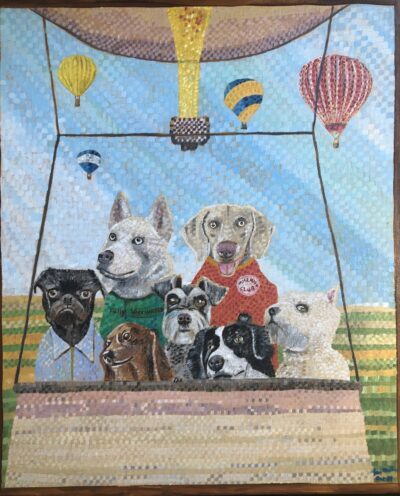 Mile High Club Members | Oil on canvas 50 x 60 cms, Oct 2021. Sold