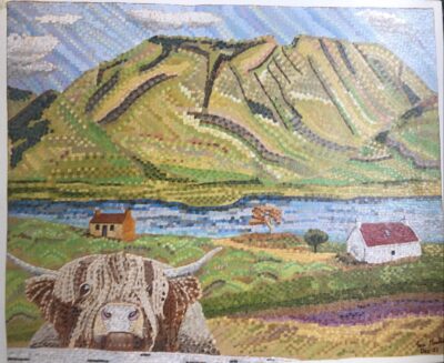 Ben Attow from Morvich | Oil on canvas 50 x 60 cms. December 2021. Sold