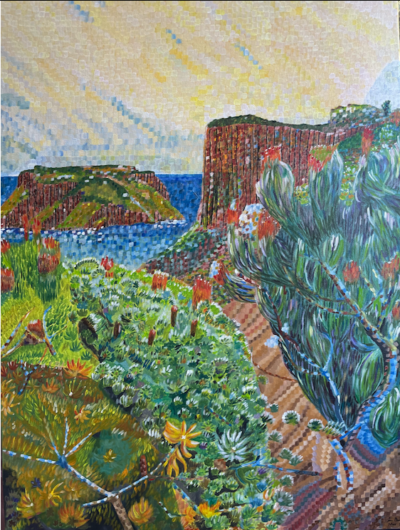 Three Capes, Tasmania. | Acrylic on canvas, 75 x 55 cms. November 2025.