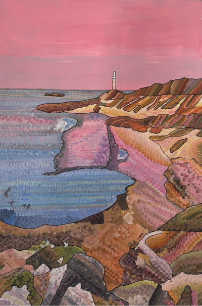 Pinky’s | Acrylic on canvas. 90 x 60cms. February 2026.