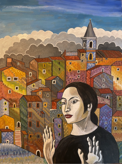 Surprise | Acrylic on canvas. 60 x 45cms. May 2026.