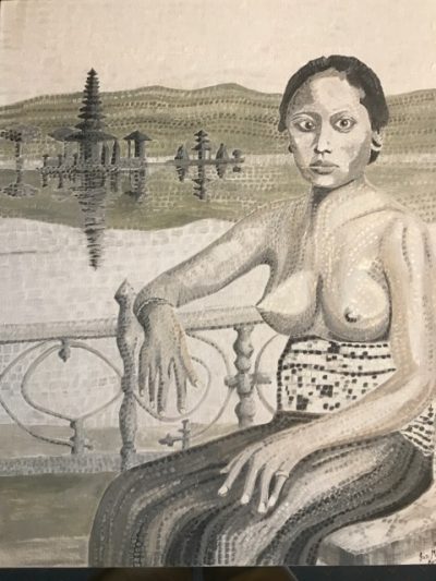 Balinese girl 1920 | Oil on canvas 40 x 50cm. April 2019.