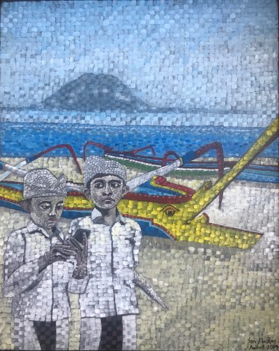 Bali beach | Oil on canvas 40 x 50cm. Aug 2019.