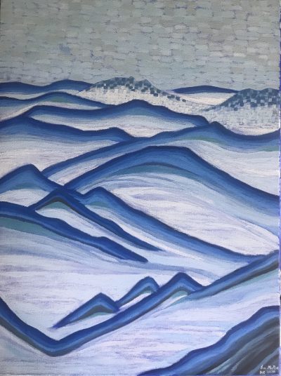 Mountain Mist | Oil on canvas 76 x 55cm. Dec 2020.