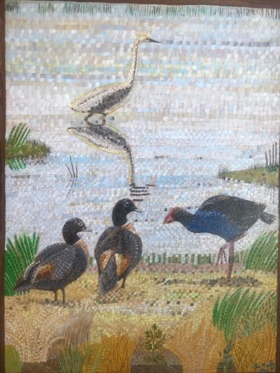 Lake Monger Residents | Oil on canvas, 45 x 60 cms, Nov 2021