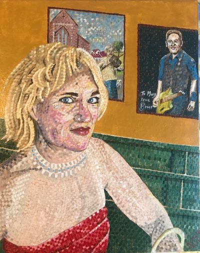 Margaret and The Boss | Oil on canvas, 40 x 50 cms. February 2022. Sold
